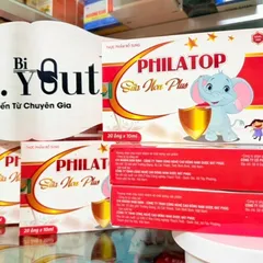 Philatop SỮA NON TỔ YẾN Đông trùng hạ thảo, đạm thuỷ phân Hồng sâm Nhung hươu Yến sào hỗ trợ tăng sức đề kháng 20 ống