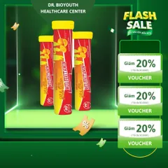 Sủi Multivitamin Tăng Cường Bổ Sung Đa dạng các loại Vi chất thiết yếu,Tăng lực,Sức đề kháng khỏe,Phòng ngừa cảm cúm