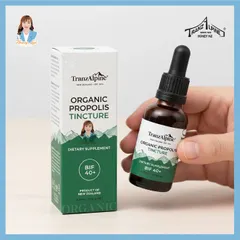 Tinh chất keo ong hữu cơ New Zealand TranzAlpine Organic Propolis Tincture (BIF 40+) 30ml