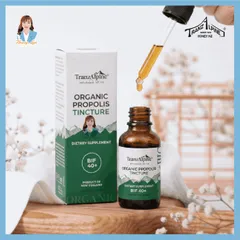 Tinh chất keo ong hữu cơ New Zealand TranzAlpine Organic Propolis Tincture (BIF 40+) 30ml
