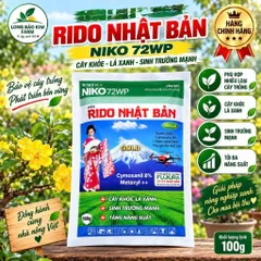 Rido Nhật Bản Niko 72WP 100g – Cymoxanil 8% + Mancozeb 64% – Hỗ Trợ Kiểm Soát Nấm Bệnh Cây Trồng