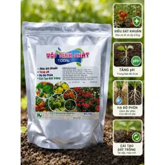 Vôi Tinh Chất 100% 1Kg - Hạ Phèn, Tăng pH Đất, Diệt Khuẩn Nấm Bệnh, Cải Tạo Đất Trồng, Bổ Sung Canxi Cho Cây Trồng
