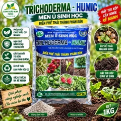 Men Vi Sinh Trichoderma Humic 1Kg | Ủ Phân Hữu Cơ, Cải Tạo Đất, Kích Rễ, Trị Nấm, Tuyến Trùng