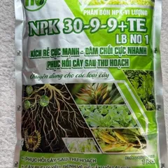 NPK 30-9-9 + TE LB NO1 1KG Dạng Bột | Phân Bón NPK Vi Lượng Kích Rễ, Đâm Chồi, Phục Hồi Cây