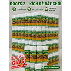 [ Combo 10 lọ] Phân bón lá Kích Rễ ROOTS 2+ USA - Ra rễ cực mạnh - Bổ sung dưỡng chất Cây trồng (ống 8ml)