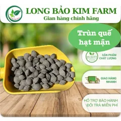Phân Trùn Quế Cao Cấp Dạng Viên hạt mận 1kg – Bón hoa Lan Hoa Kiểng, Bonsai, Rau Màu – Tơi Xốp Đất, Kích Rễ Mạnh (1kg)