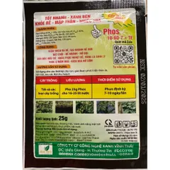Phân Bón Phos 10-60-7 + TE Lân Cao Hỗ Trợ Phân Hóa Mầm Hoa, Ra Hoa Đồng Loạt – Combo 10 Gói