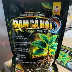 Đạm Cá Hồi Nhật Bản 1KG – Phân Bón Hữu Cơ Kích Rễ, Bung Chồi, Xanh Lá, Chăm Mai Vàng Bonsai, Hoa Kiểng, Cây Ăn Trái