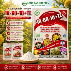 Tạo Nụ Mai Vàng 10-60-10 TE 50gram Siêu Tạo Mầm Hoa Kích Nụ Mạnh Hạn Chế Nghẹn Nụ