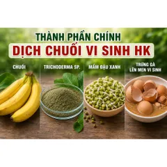 Phân Bón Hữu Cơ Dạng Nước Dịch Chuối Vi Sinh HK 500ml - Dinh Dưỡng Organic Cho Rau Màu, Cây Ăn Trái, Hoa Kiểng