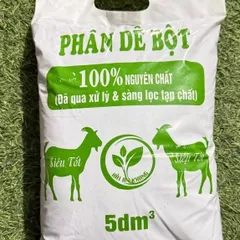 Phân dê nguyên hạt 1kg và phân dê bột 5dm³ hữu cơ tự nhiên cho cây trồng