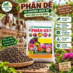 Phân dê nguyên hạt 1kg và phân dê bột 5dm³ hữu cơ tự nhiên cho cây trồng