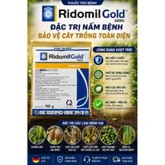 RIDOMILGOLD 68WG 100G – THUỐC TRỊ NẤM BỆNH CÂY TRỒNG HIỆU QUẢ