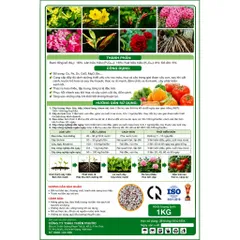 NPK 16-16-8 Thiên Phước 1KG - Phân Bón Rau Màu Hoa Cây Cảnh - Bật Chồi Mạnh, Ra Hoa Nhiều, Trái To Đẹp