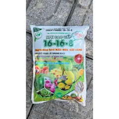 NPK 16-16-8 Thiên Phước 1KG - Phân Bón Rau Màu Hoa Cây Cảnh - Bật Chồi Mạnh, Ra Hoa Nhiều, Trái To Đẹp