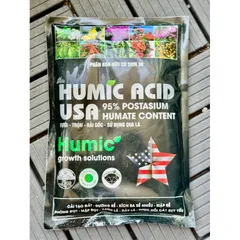 Phân Humic Acid gói 200gram dạng vẩy Kích thích ra rễ , đâm chồi, cải tạo phục hồi đất tơi xốp.