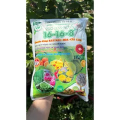 NPK 16-16-8 Thiên Phước 1KG - Phân Bón Rau Màu Hoa Cây Cảnh - Bật Chồi Mạnh, Ra Hoa Nhiều, Trái To Đẹp