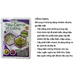 [Combo 5 gói] Phân Vi Lượng Combi Đức Chelate nhập khẩu Đức gói 50gram