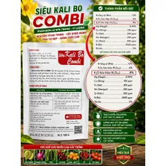 COMBO 5 GÓI SIÊU KALI BO COMBI HK-007 100G – PHÂN BÓN LÁ NPK TRUNG VI LƯỢNG
