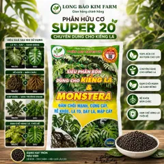 Siêu Phân Bón Dùng Cho Cây Kiểng Lá Và Monstera Gói 700gram