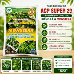 Siêu Phân Bón Dùng Cho Cây Kiểng Lá Và Monstera Gói 700gram