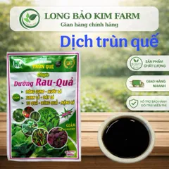 [Combo 5 gói] Dịch trùn quế đậm đặc 100ml giúp xanh lá bóng quả nặng ký