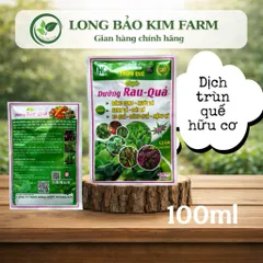 [Combo 5 gói] Dịch trùn quế đậm đặc 100ml giúp xanh lá bóng quả nặng ký