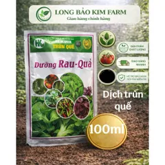[Combo 5 gói] Dịch trùn quế đậm đặc 100ml giúp xanh lá bóng quả nặng ký