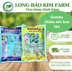 Combo dưỡng rễ kích hoa cho phong lan orchid 1 và orchid 2 hàng công ty chính hãng