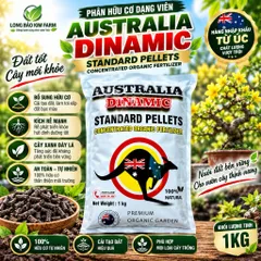 Phân Hữu Cơ Viên Australia Dinamic 1KG | Standard Pellets | Phân Hữu Cơ Nhập Khẩu Úc Cải Tạo Đất, Kích Rễ, Nuôi Cây