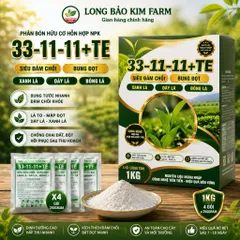 NPK 33-11-11+TE ABIO-36 Gói 250g | Siêu Đạm Chồi, Bung Đọt, Xanh Lá, Dày Lá | Phân Bón Lá NPK Cao Cấp