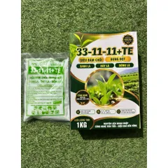 NPK 33-11-11+TE ABIO-36 Gói 250g | Siêu Đạm Chồi, Bung Đọt, Xanh Lá, Dày Lá | Phân Bón Lá NPK Cao Cấp