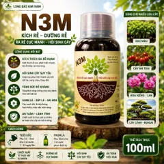 N3M Phú Lâm 100ml Dạng Nước Chính Hãng – Kích Rễ Cực Mạnh, Ra Rễ Nhanh, Dưỡng Rễ Khỏe Cho Cây