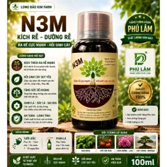 N3M Phú Lâm 100ml Dạng Nước Chính Hãng – Kích Rễ Cực Mạnh, Ra Rễ Nhanh, Dưỡng Rễ Khỏe Cho Cây