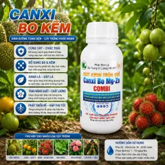 Canxi Bo Kẽm COMBI 500ml Axit Amin Trùn Quế Bổ Sung Canxi Bo Kẽm Chống Rụng Hoa Nứt Trái Đậu Trái Cho Cây Trồng