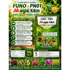 Magie Kẽm 50g- 100gr | Bổ Sung Mg + Zn | Biến Vàng Thành Xanh | Xanh Lá, Dày Lá, To Trái