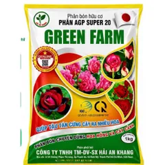 Phân chuyên hoa hồng Green Farm 1Kg | Dạng Viên | Chuyên Cho Hoa Hồng, Cây Cảnh, Cây Ăn Trái | Ra Nhiều Hoa