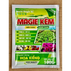 Magie Kẽm 50g- 100gr | Bổ Sung Mg + Zn | Biến Vàng Thành Xanh | Xanh Lá, Dày Lá, To Trái