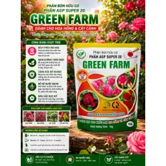 Phân chuyên hoa hồng Green Farm 1Kg | Dạng Viên | Chuyên Cho Hoa Hồng, Cây Cảnh, Cây Ăn Trái | Ra Nhiều Hoa