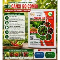 Combo 5 Gói Siêu Canxi Bo Combi HK-007 100g | Canxi Chelate 10.000ppm, Bo 2.000ppm | Phân Bón Lá NPK Trung Vi Lượng