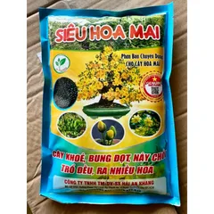 Phân bón SIÊU HOA MAI (gói 700g) chuyên dùng cho cây hoa mai giúp cây khoẻ, bung đọt, nảy chồi, trổ đều, ra nhiều hoa