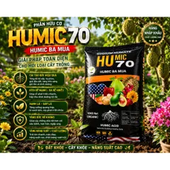 Humic 70 Humic Ba Mùa Bao 10KG Nhập Khẩu | Kích Rễ Cải Tạo Đất Hạ Phèn Giải Độc Đất Cho Sầu Riêng Mai Vàng Hoa Giấy