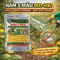 Nấm 3 Màu Bio-HK 1KG – Giải Pháp Vi Sinh Giảm Tuyến Trùng, Nấm Bệnh, Kích Rễ Khỏe – Cải Tạo Đất Hiệu Quả