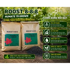 Humic Vảy ROOST 8-8-8 Túi Chiết 500gr - 1KG – Kích Rễ Mạnh, Tơi Đất, Tăng Hấp Thu
