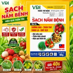 [ Combo 5 gói] Sạch Nấm Bệnh Fortazeb 72WP Gói 40G Mancozeb Metalaxyl Hỗ Trợ Sương Mai Thán Thư Vàng Lá Ghẻ Sẹo Trái