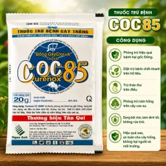 [ Combo 5 gói ] COC85 WP 20g Đồng Oxyclorua Đặc Trị Nấm Hồng Thán Thư Xì Mủ Thối Cành Cây Mai Cây Cảnh