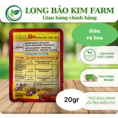 [Combo 10 gói] Rich Bo PK 15-15 + Bo – Siêu Kích Ra Hoa, Đậu Trái Mạnh, Chống Rụng Trái Non, Phân Bón Lá 20g