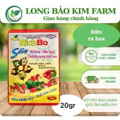 [Combo 10 gói] Rich Bo PK 15-15 + Bo – Siêu Kích Ra Hoa, Đậu Trái Mạnh, Chống Rụng Trái Non, Phân Bón Lá 20g
