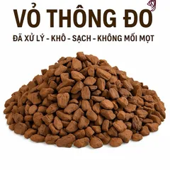 [ Combo 5kg] vỏ thông đỏ trồng lan đã được xử lý túi