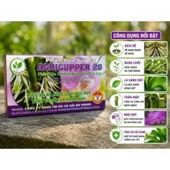 AGP Supper 20 - Phân Bón Hữu Cơ Cho Lan Hộp 20 Gói Dạng Bột/Dạng Viên Kích Rễ Bung Chồi Ra Hoa Đẹp